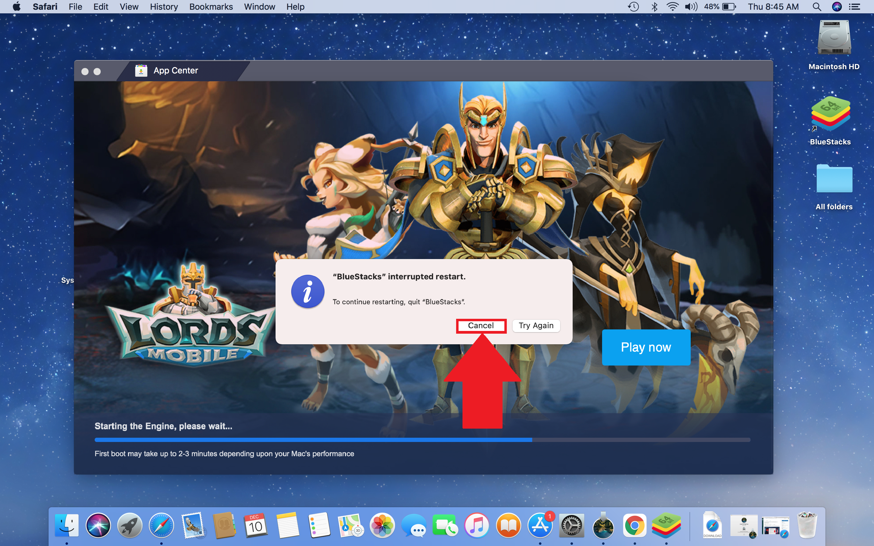 bluestacks movies for mac not working